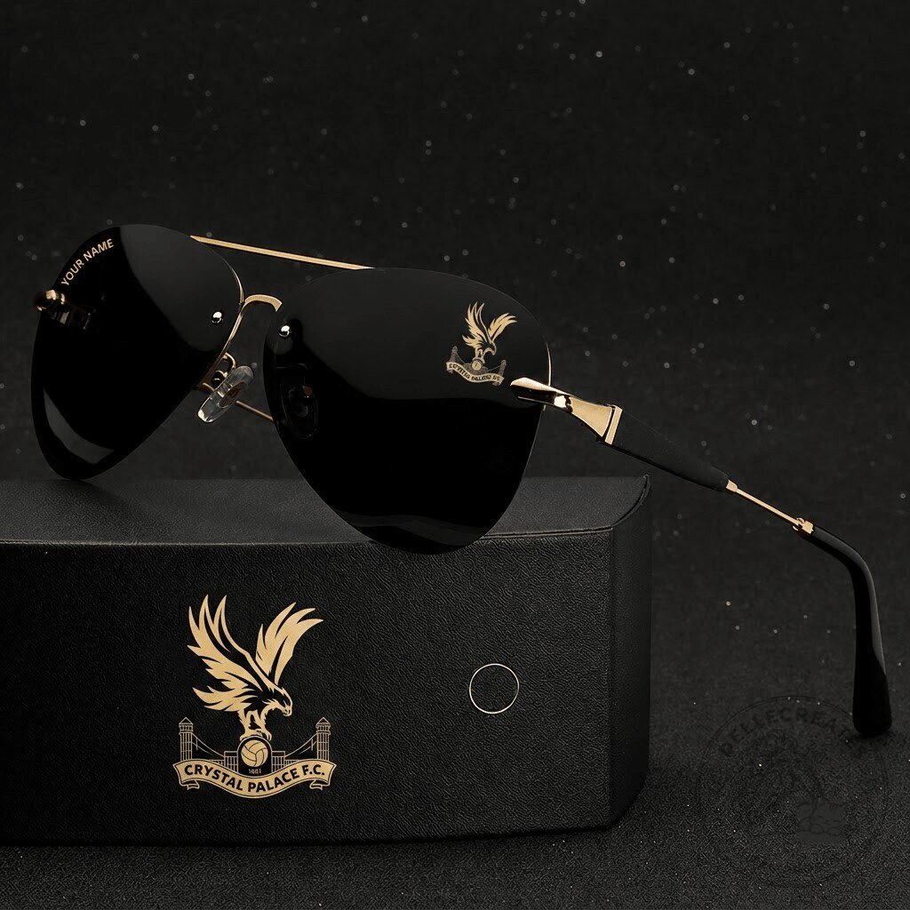 Crystal Palace Football Club Personalized Aviator Sunglasses