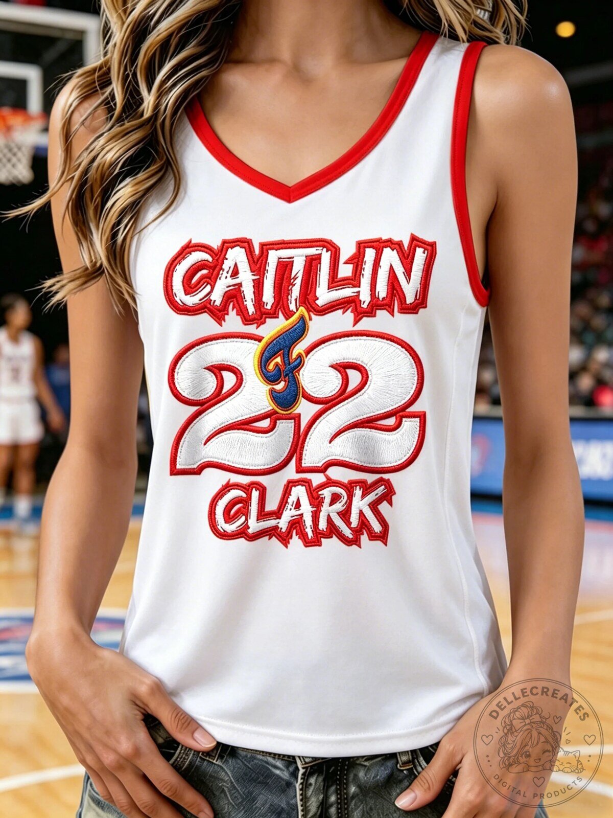 Caitlin Clark 22 US Women's Basketball Fan Tank Top