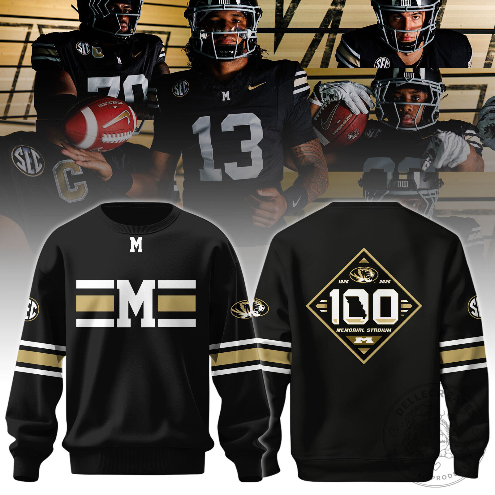 Mizzou Memorial Stadium 100th Anniversary Sweatshirt