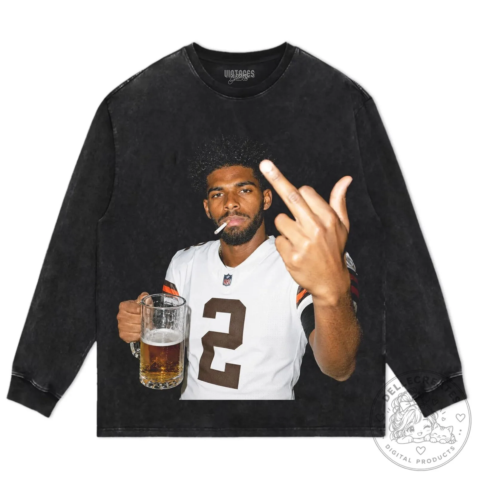 Shedeur Sanders Middle Finger Graphic Black T-Shirt 16 Shedeur Sanders Middle Finger Graphic Black T-Shirt