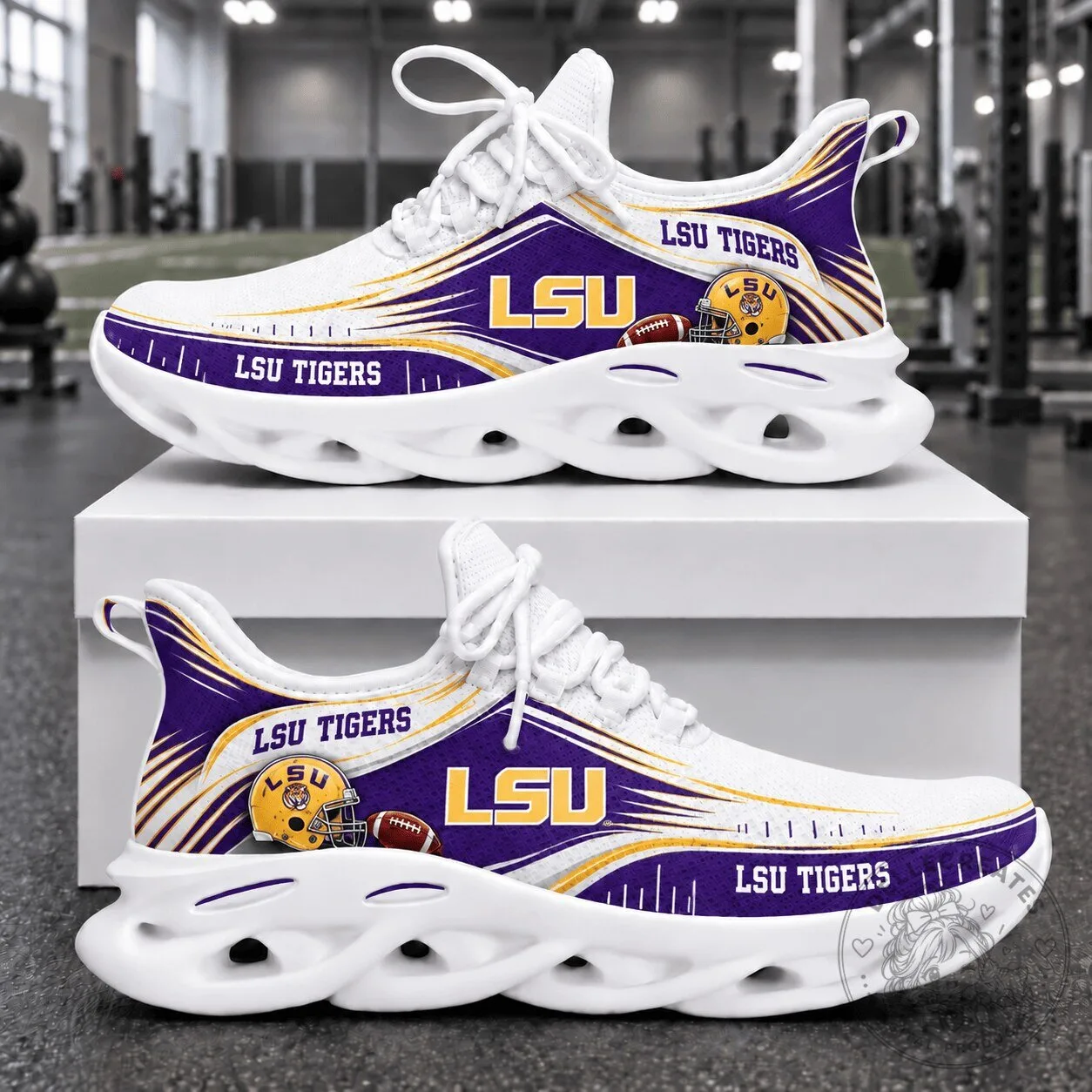 Louisiana State University Tigers Football Team Sport Fan Sneakers
