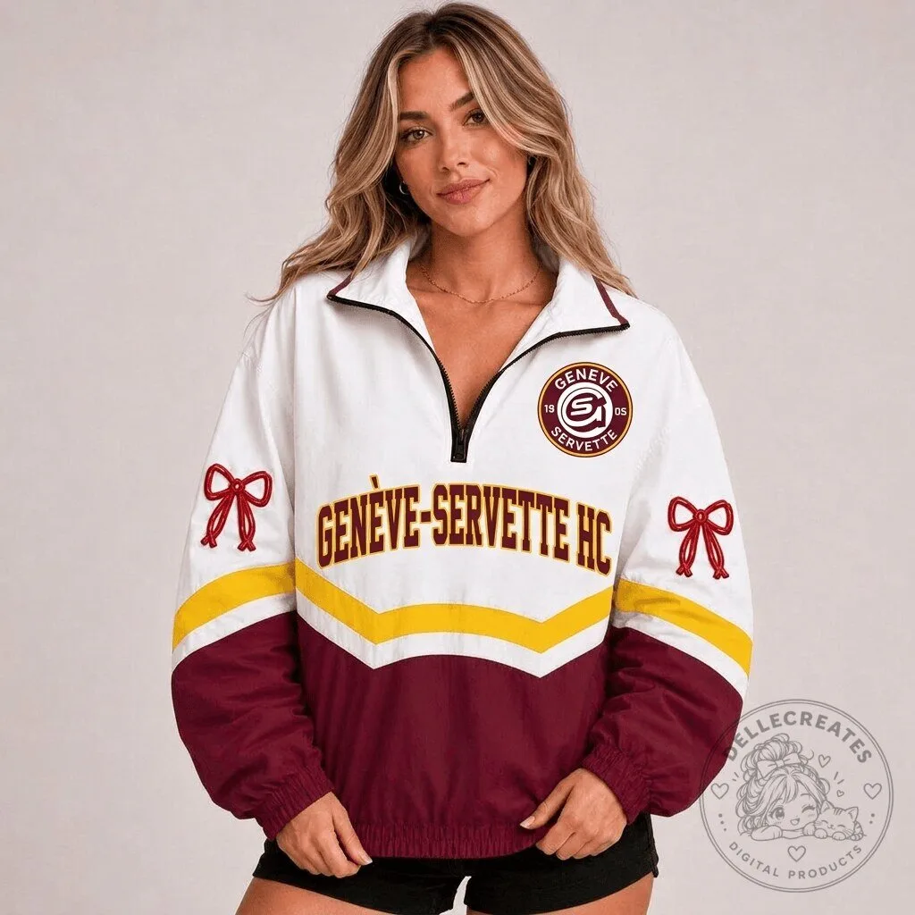 Geneve Servette Hockey Club National League Quarter Zip Jacket for Women