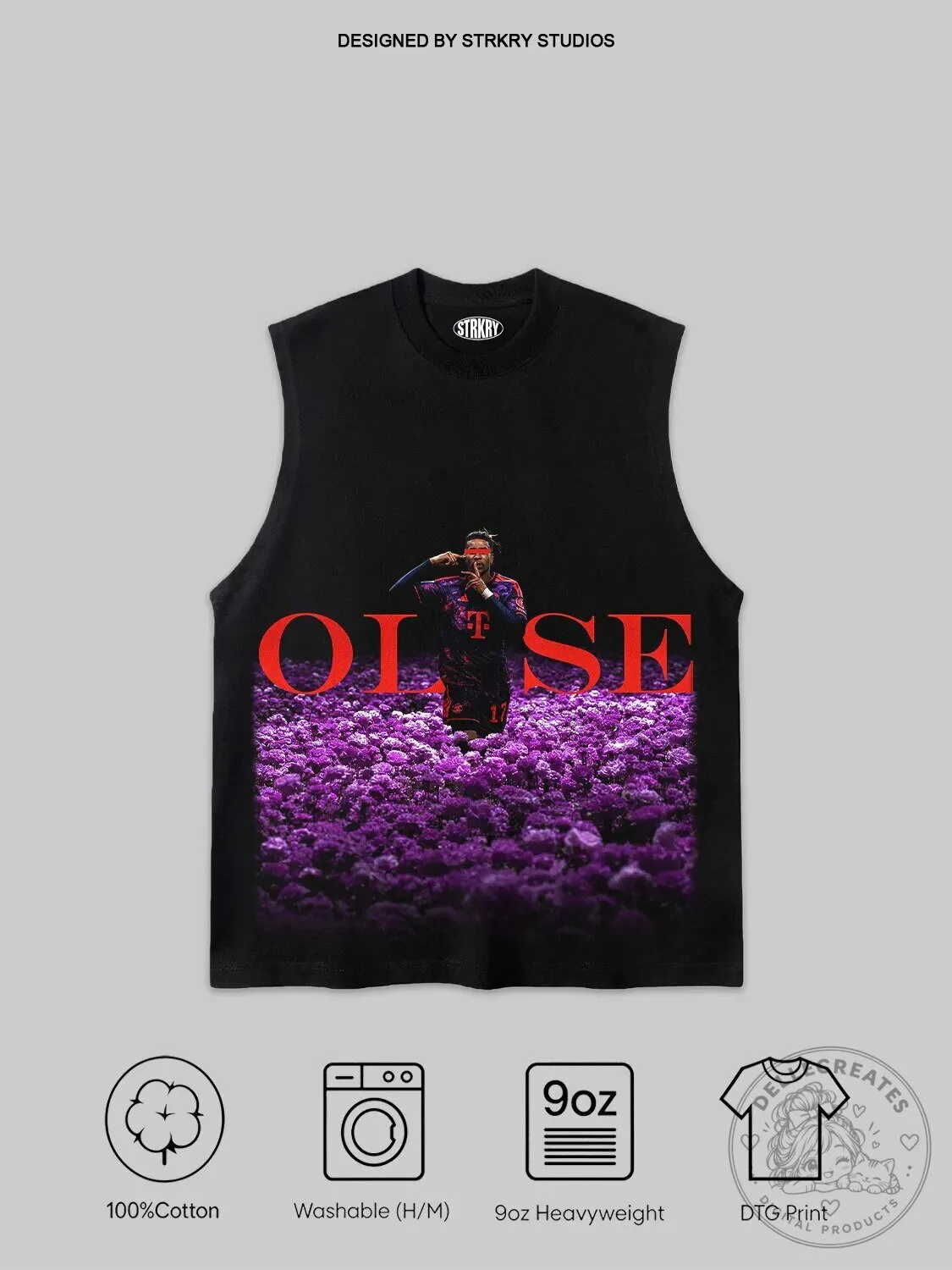 Michael Olise Rapper Graphic Sleeveless T-Shirt