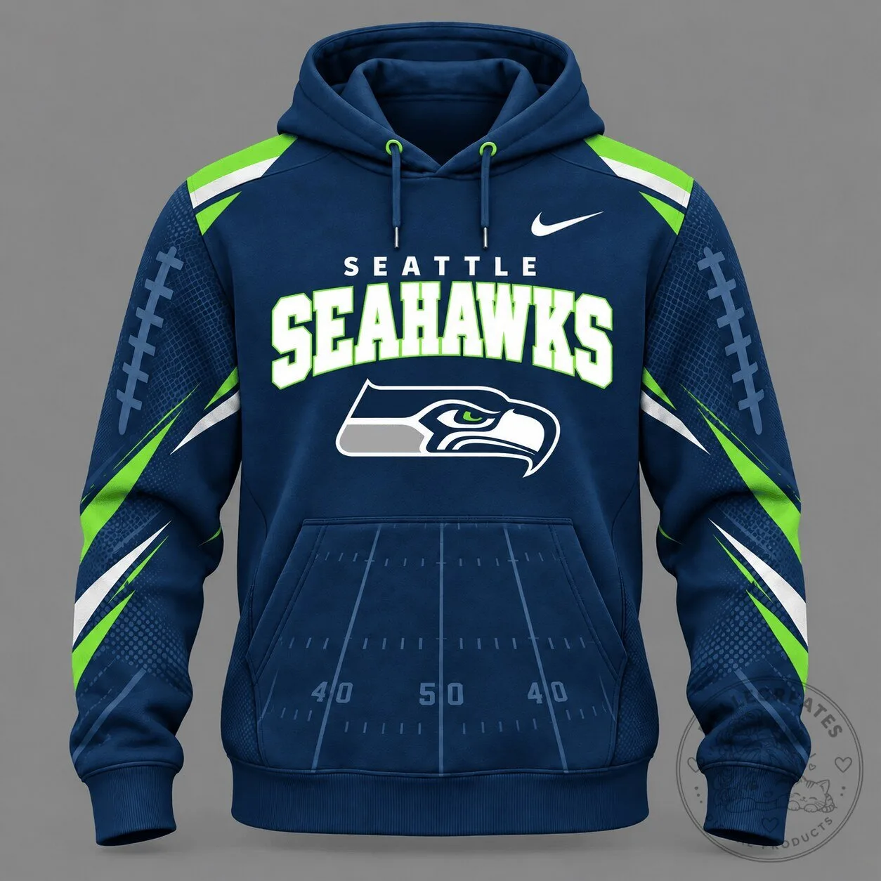 Seattle Seahawks National Football League Game Day Graphic Hoodie