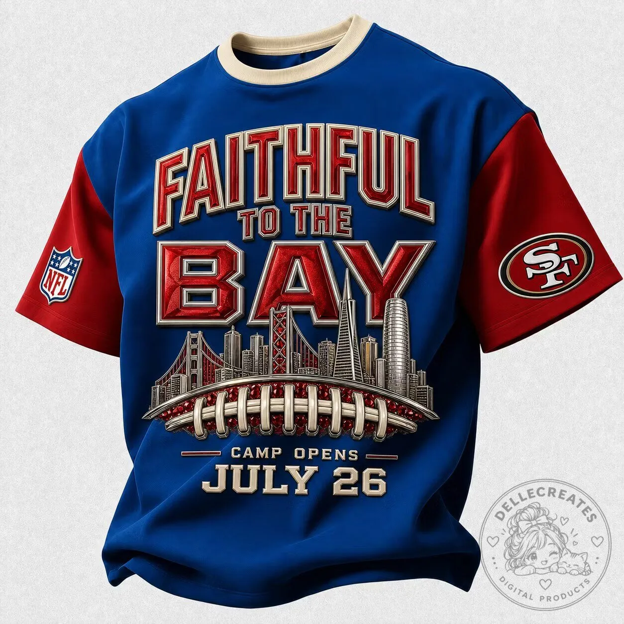 San Francisco Football Faithful to the Bay Vintage T-Shirt