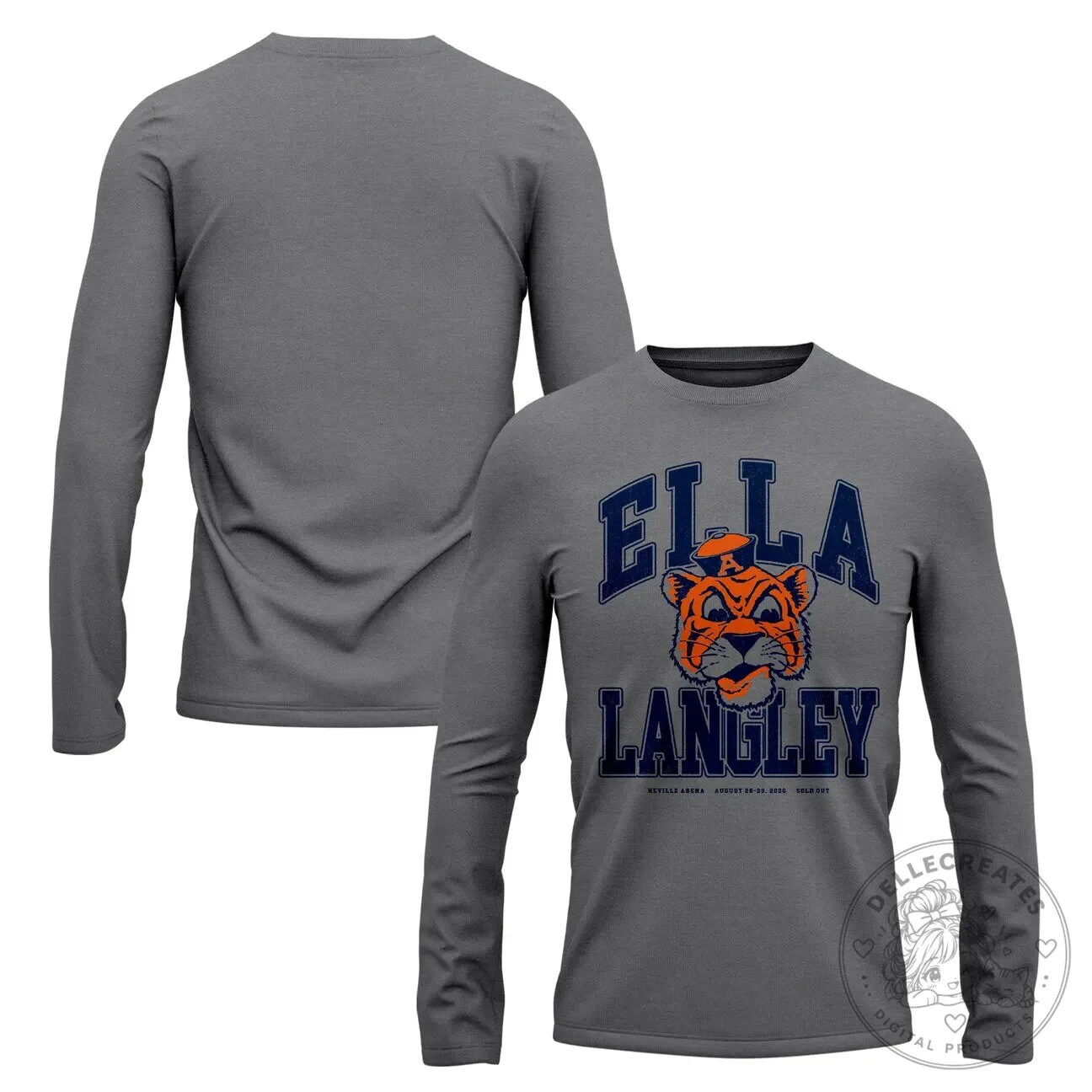 Long Sleeve Shirt for Auburn Tigers Ella Langley - Dandelion Tour 2026 at Neville Arena