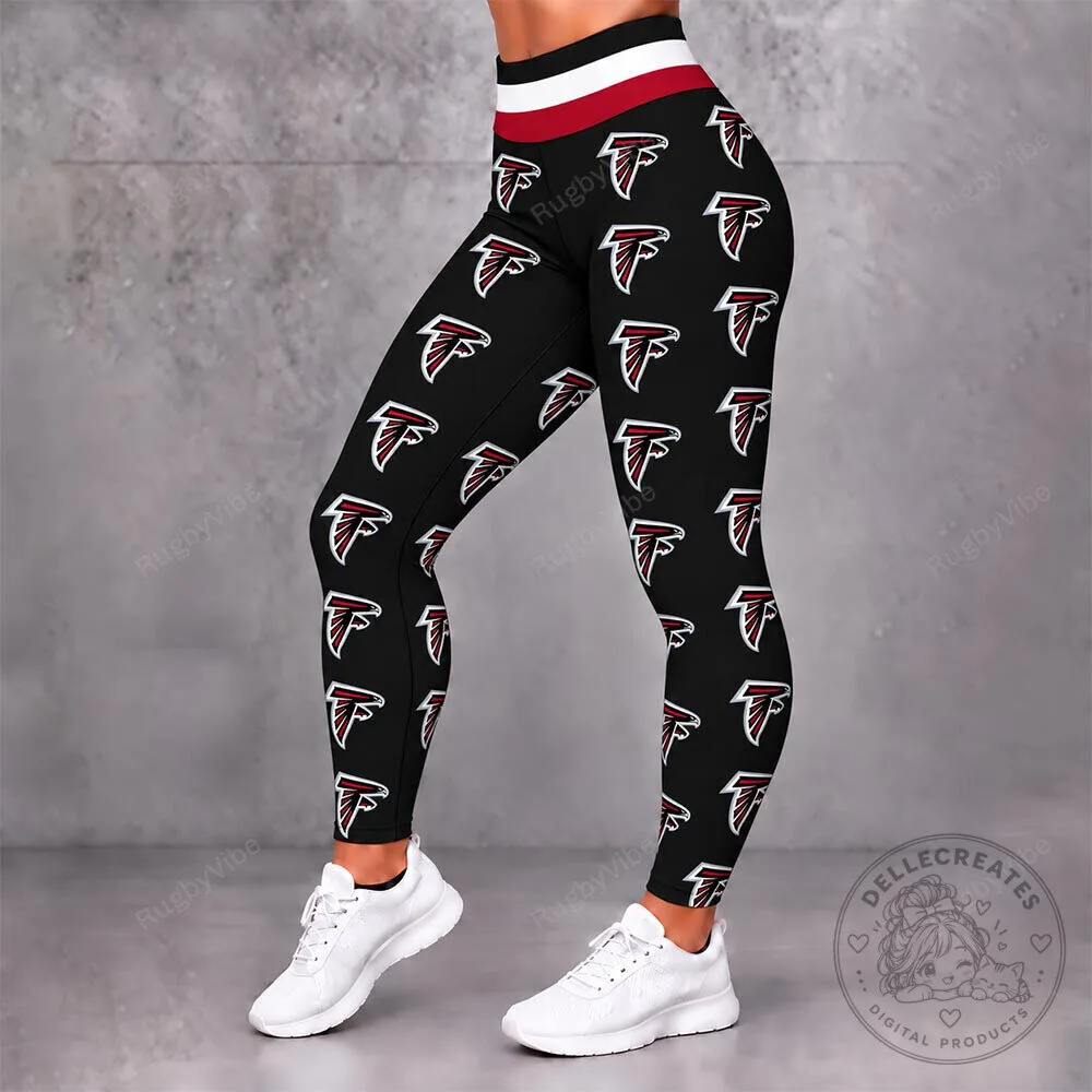 Atlanta Falcons National Football League Team Logo Pattern Leggings