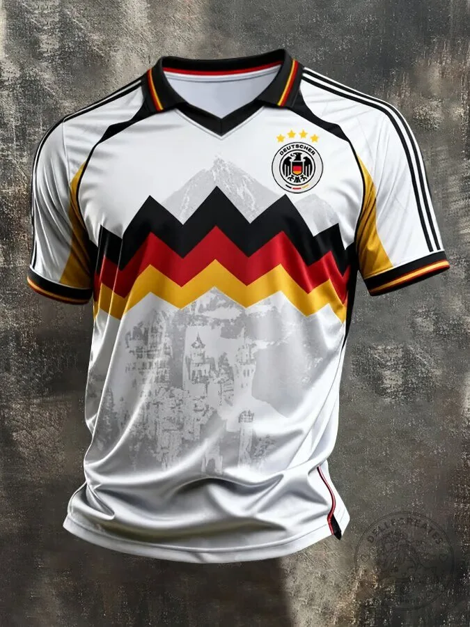Germany National Football Team Retro Style Soccer Jersey