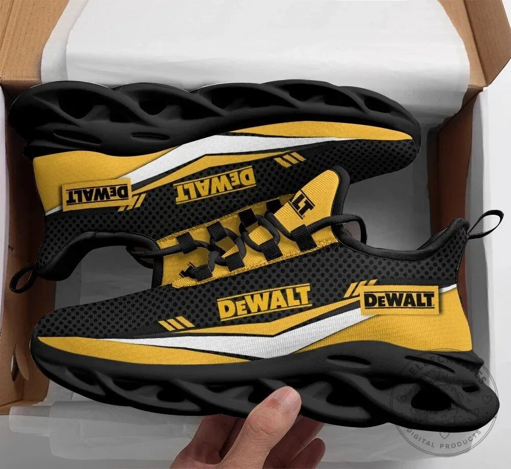 DeWalt Power Tools Yellow Black Athletic Running Shoes