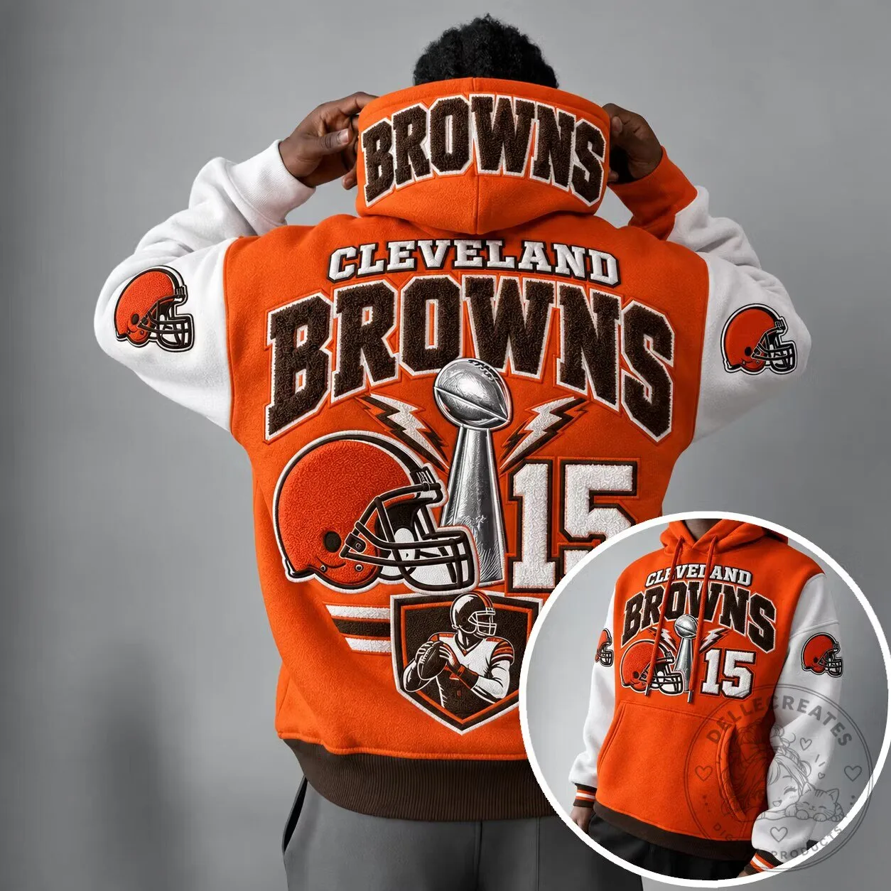 Super Bowl Champions Hoodie for Cleveland Browns Football Team