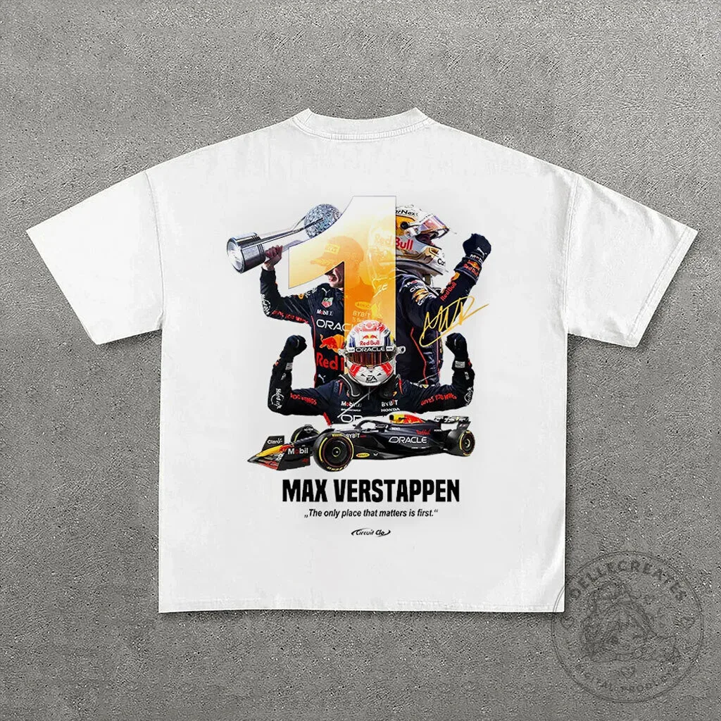 Formula 1 World Champion T-Shirt featuring Max Verstappen from Red Bull Racing