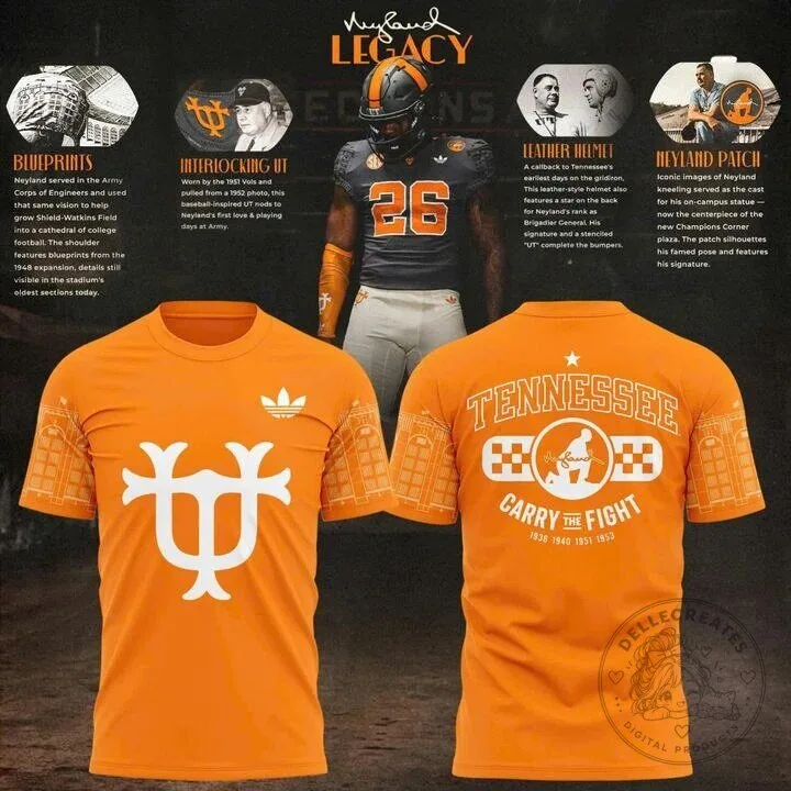 Neyland Legacy Special Orange T-Shirt for Tennessee Football Fans