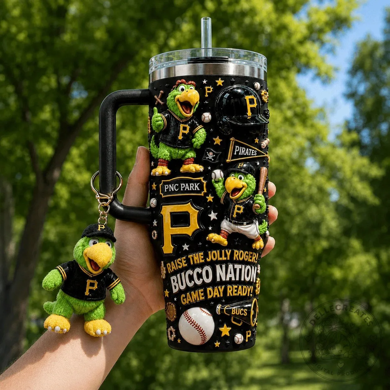Pittsburgh Pirates Baseball Team Fan Art Tumbler With Handle 8 Pittsburgh Pirates Baseball Team Fan Art Tumbler With Handle