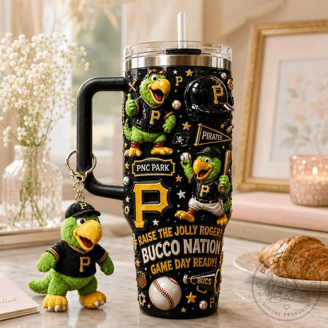 Pittsburgh Pirates Baseball Team Fan Art Tumbler With Handle 9 Pittsburgh Pirates Baseball Team Fan Art Tumbler With Handle