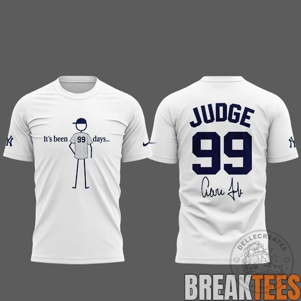 Aaron Judge New York Yankees Number 99 Welcome Back 2026 Baseball T-Shirt