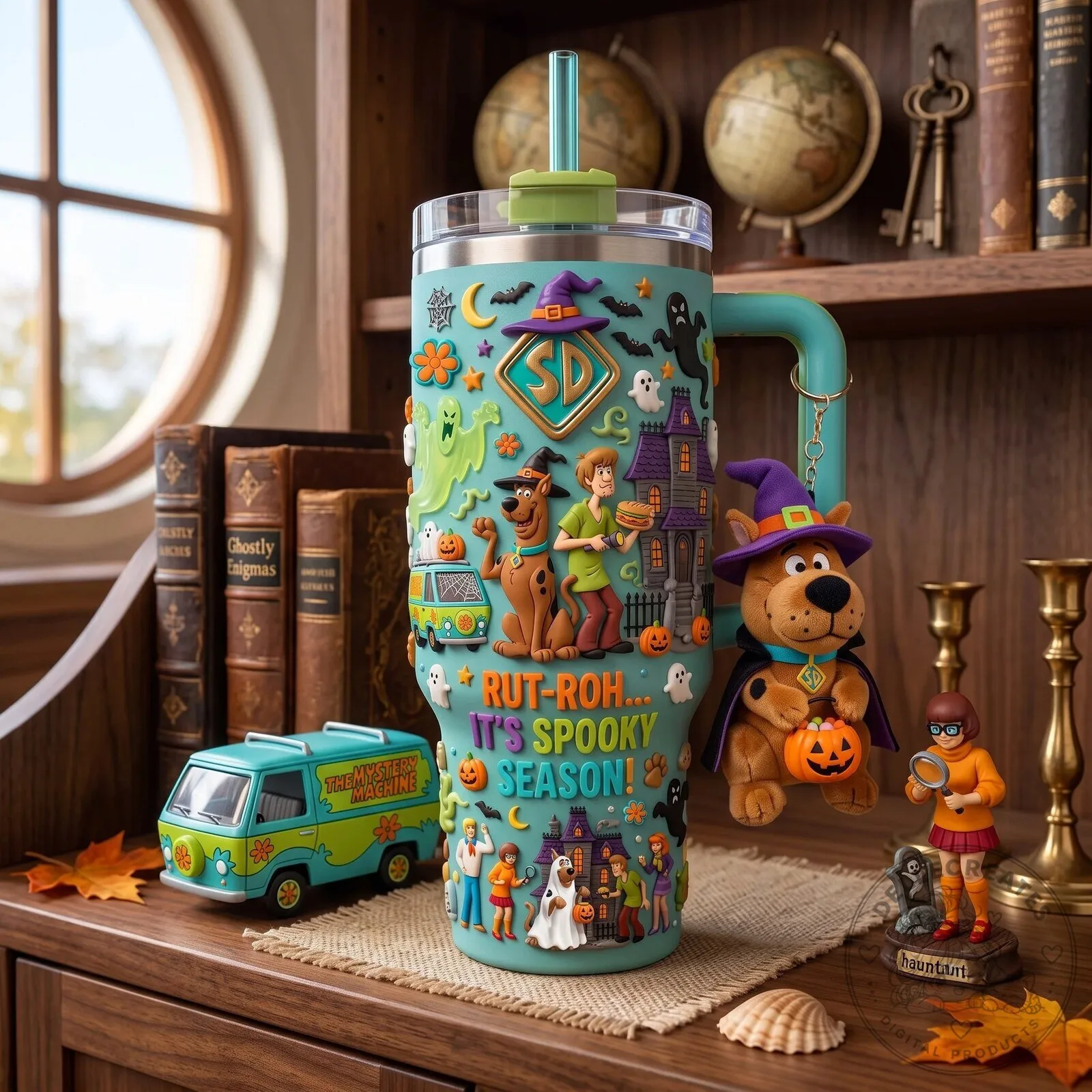 Scooby Doo Halloween Spooky Season 40oz Tumbler with Handle