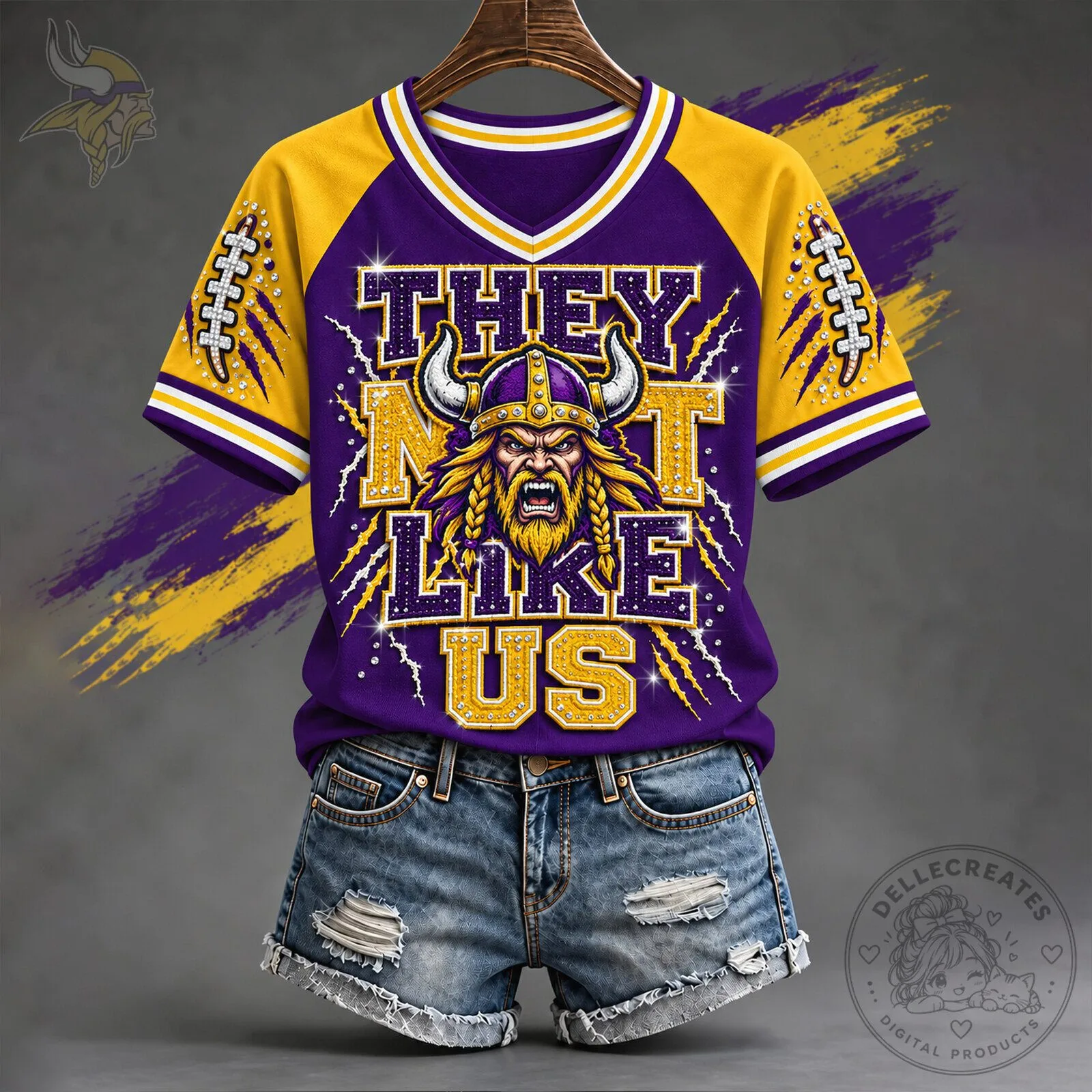 Minnesota Vikings They Not Like Us Football Fan Jersey