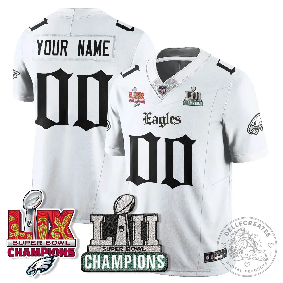 Philly Eagles Super Bowl Champions Black Custom Football Jersey 9 Philly Eagles Super Bowl Champions Black Custom Football Jersey