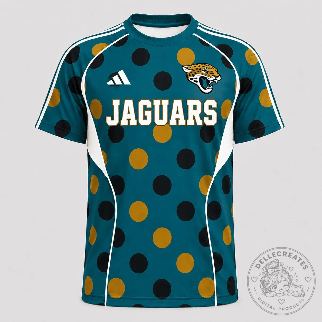 Jacksonville Jaguars Polka Dot Game Day Football Jersey