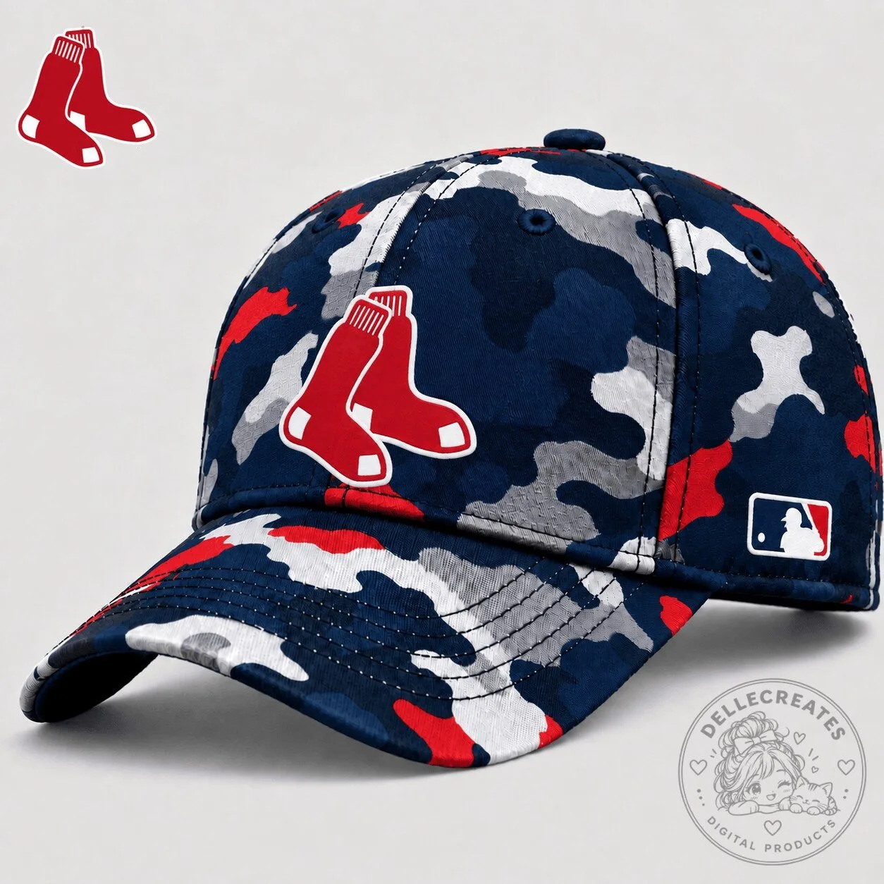 Boston Red Sox Game Day Camouflage Adjustable Cap Hat