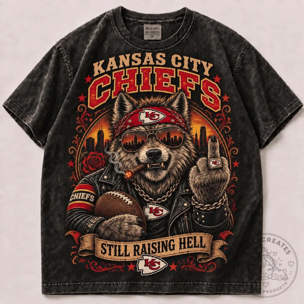 Kansas City Chiefs 1D Fan Vintage Distressed T-Shirt Kansas City Chiefs 1D Fan Vintage Distressed T-Shirt