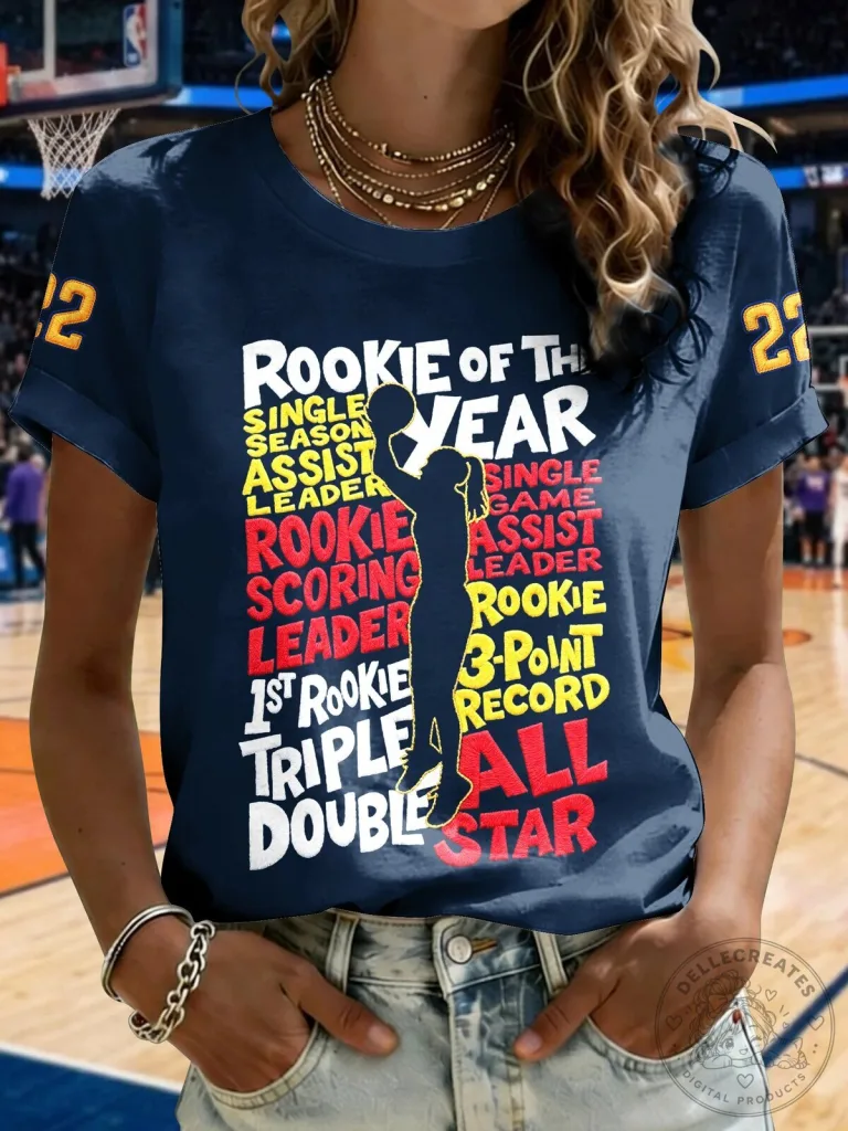 Basketball Fan Shirt Rookie of the Year All Star Triple Double T-Shirt