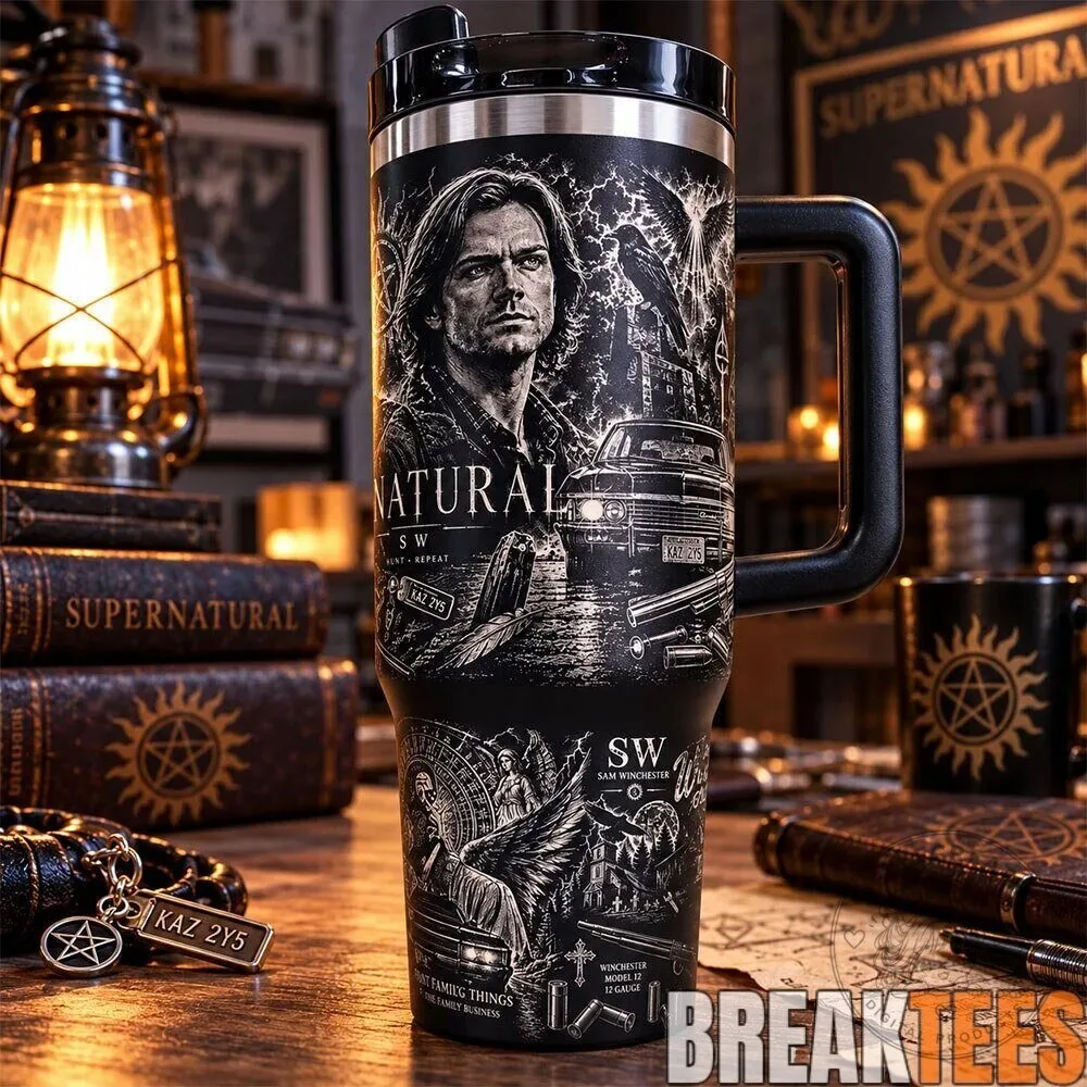 Supernatural Dean and Sam Winchester Insulated Tumbler 9 Supernatural Dean and Sam Winchester Insulated Tumbler