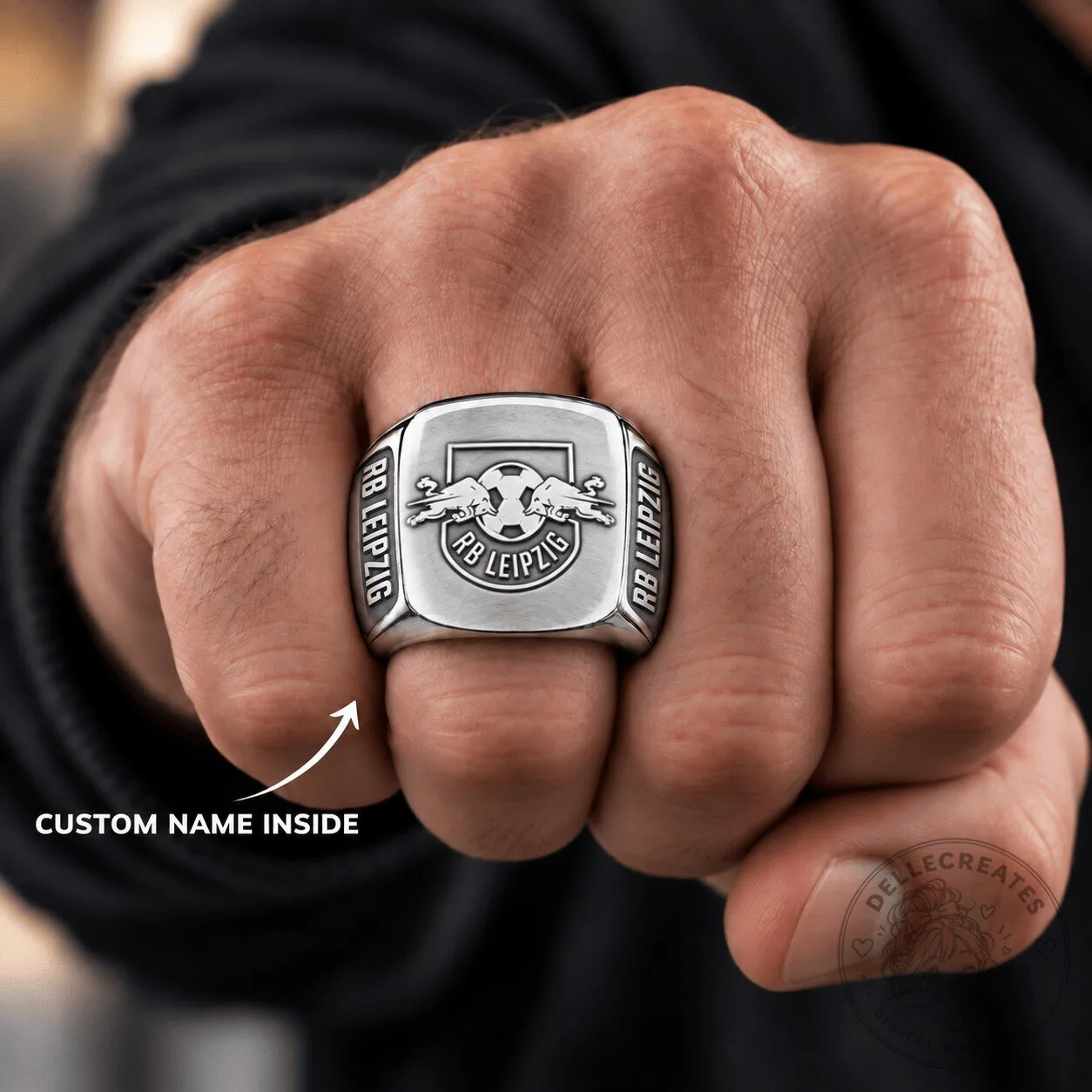 RB Leipzig Football Club Men's Custom Name Championship Ring