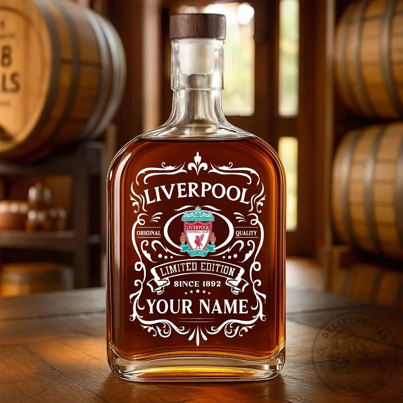 Personalized Liverpool Football Club Limited Edition Since 1892 Whisky Decanter
