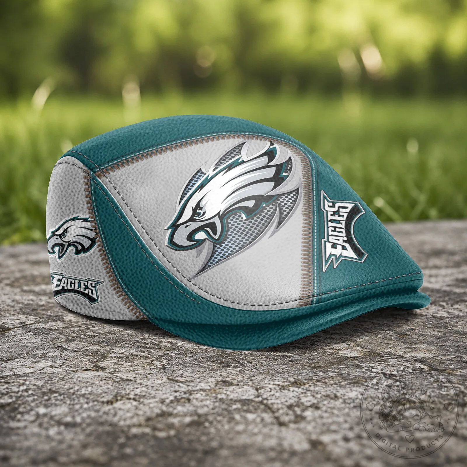 Philadelphia Eagles NFL Football Team Logo Flat Cap Hat