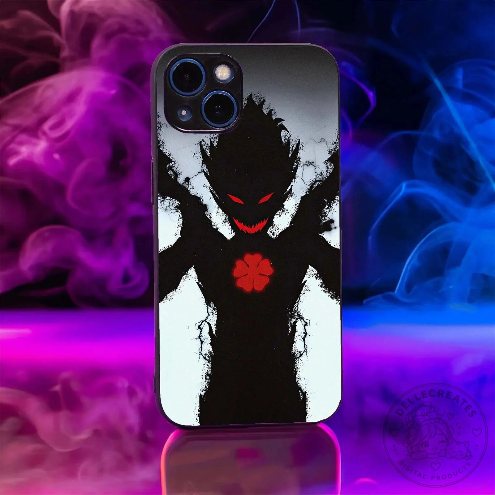 Black Clover Demon Asta Black Form Anime Phone Case