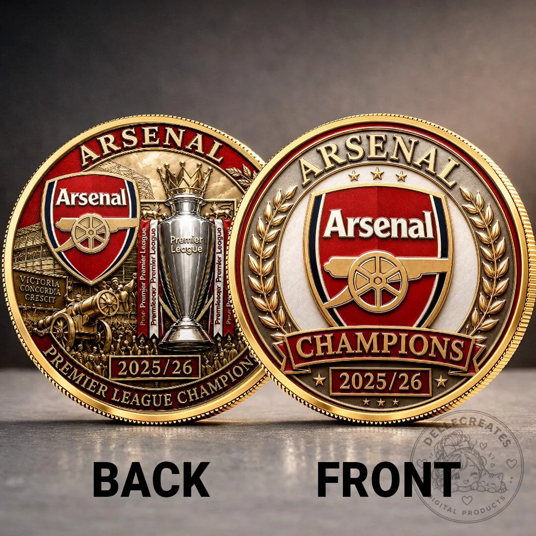 Arsenal Premier League Champions 2025-26 Commemorative Coin