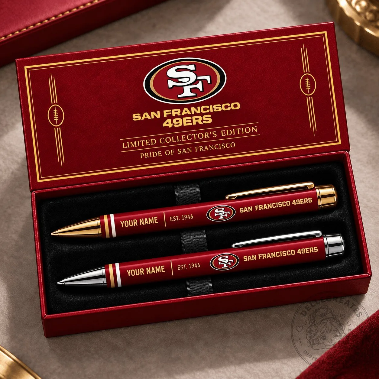 San Francisco 49ers Personalized Ballpoint Pen Set