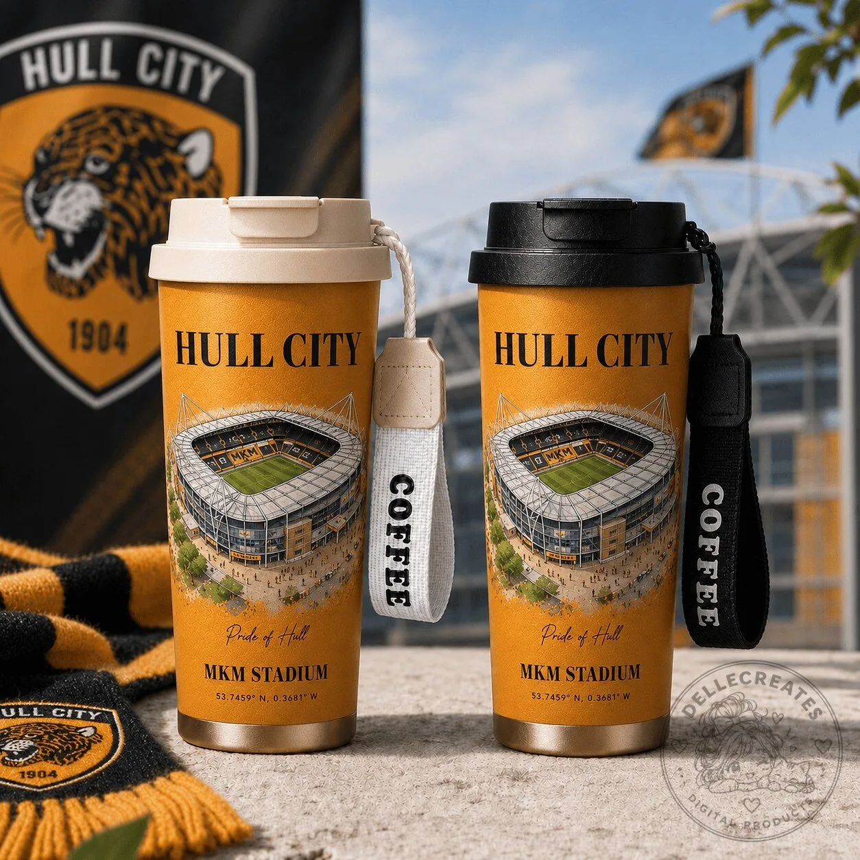 Hull City Football Club MKM Stadium Travel Tumbler