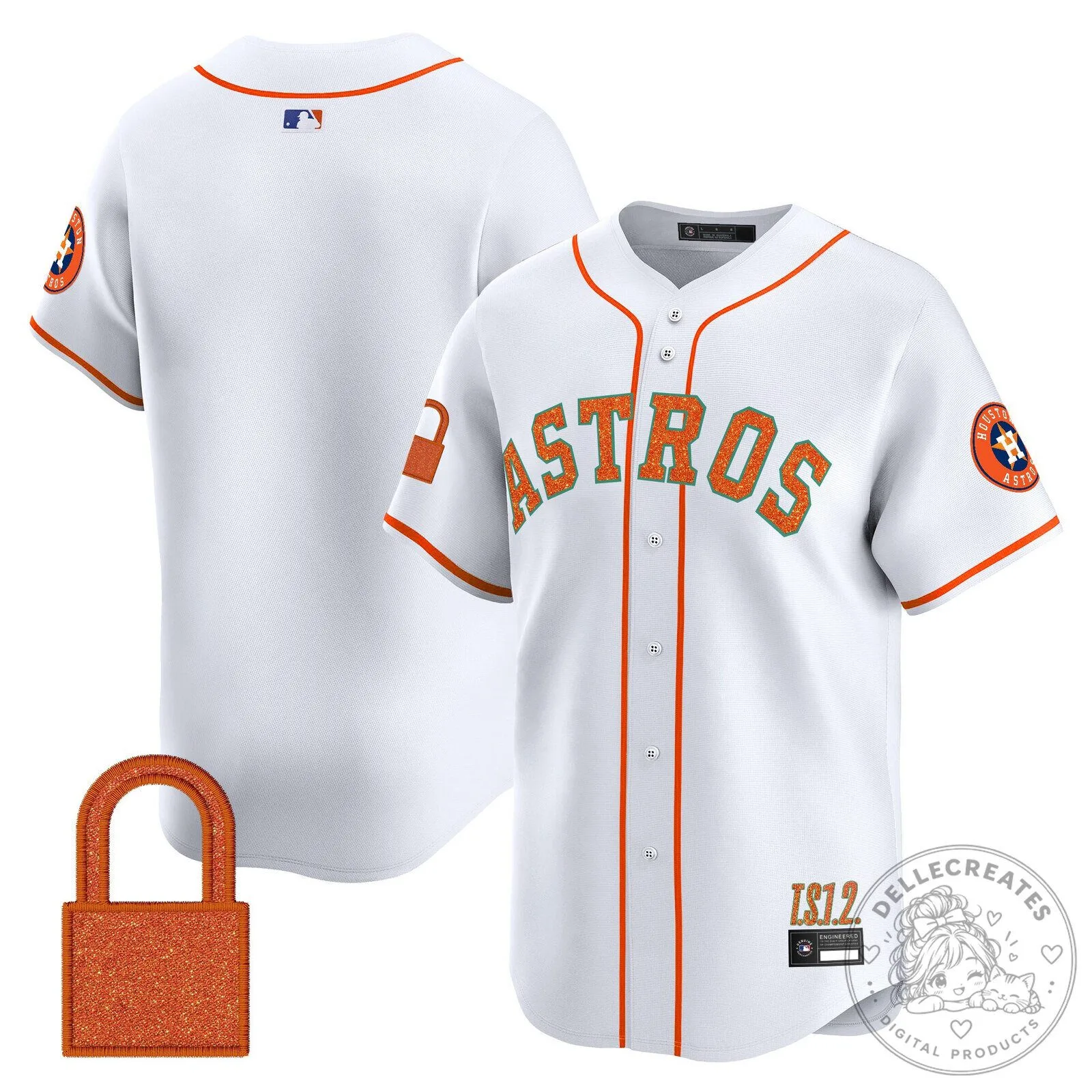 Taylor Swift Houston Astros Baseball Jersey White Glitter Number 89 36 Taylor Swift Houston Astros Baseball Jersey White Glitter Number 89