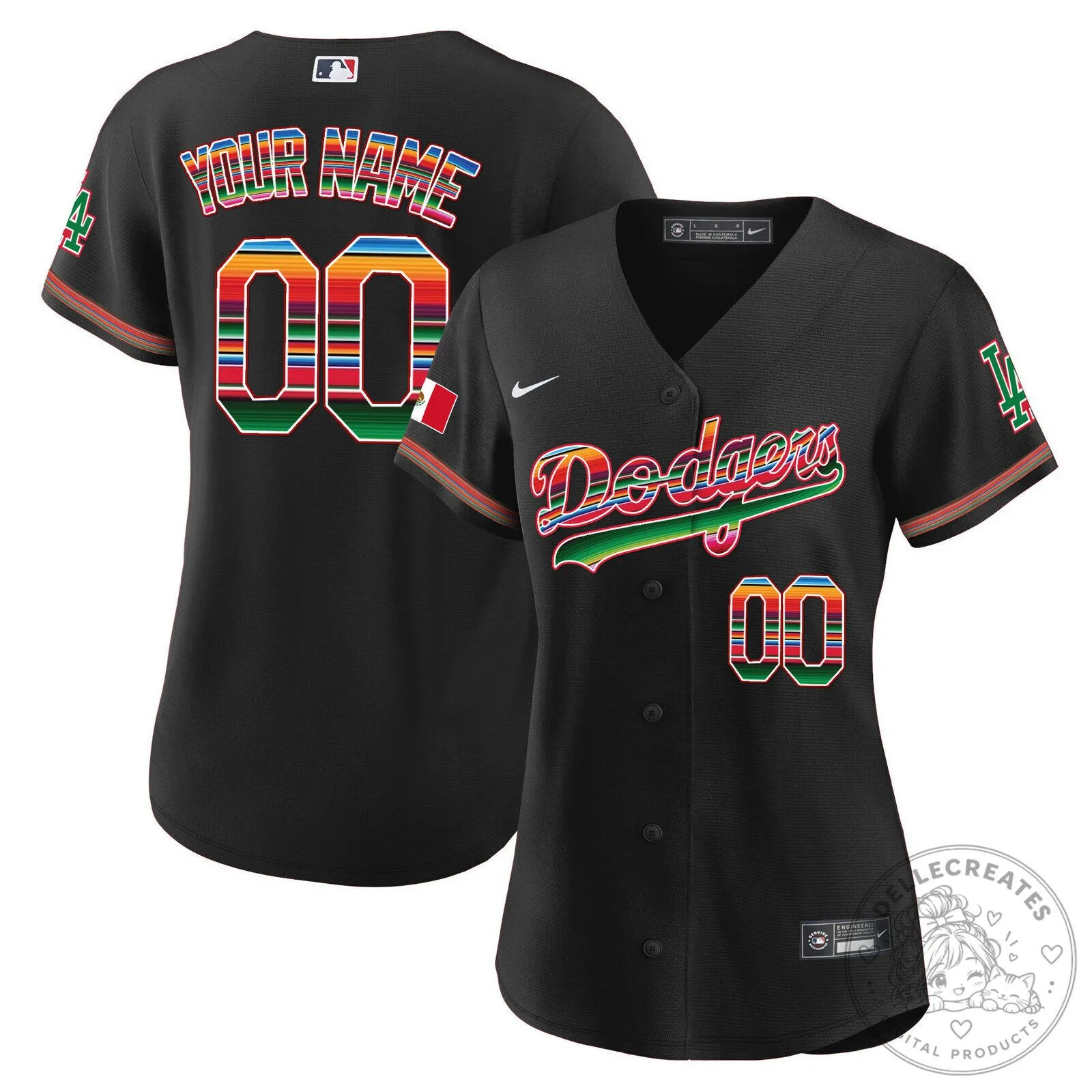 Dodgers Mexico City Series Custom White Baseball Jersey 27 Dodgers Mexico City Series Custom White Baseball Jersey