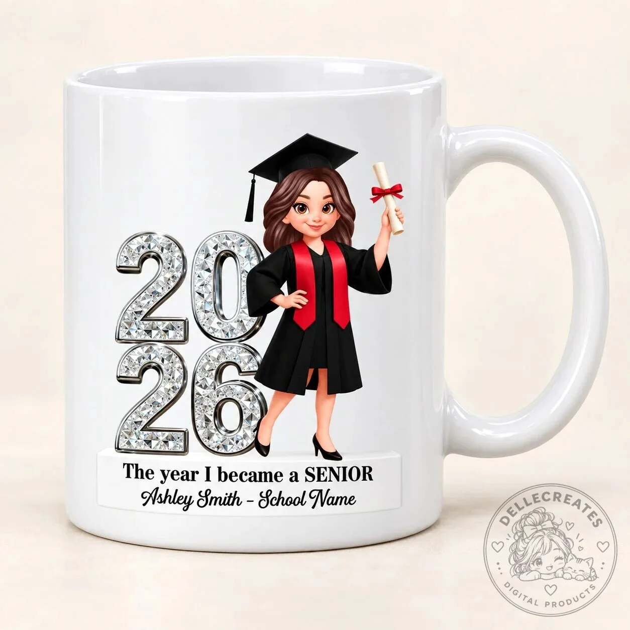 Personalized Senior 2026 Graduation Mug - Custom Name High School College Graduate Gift 22 Personalized Senior 2026 Graduation Mug - Custom Name High School College Graduate Gift