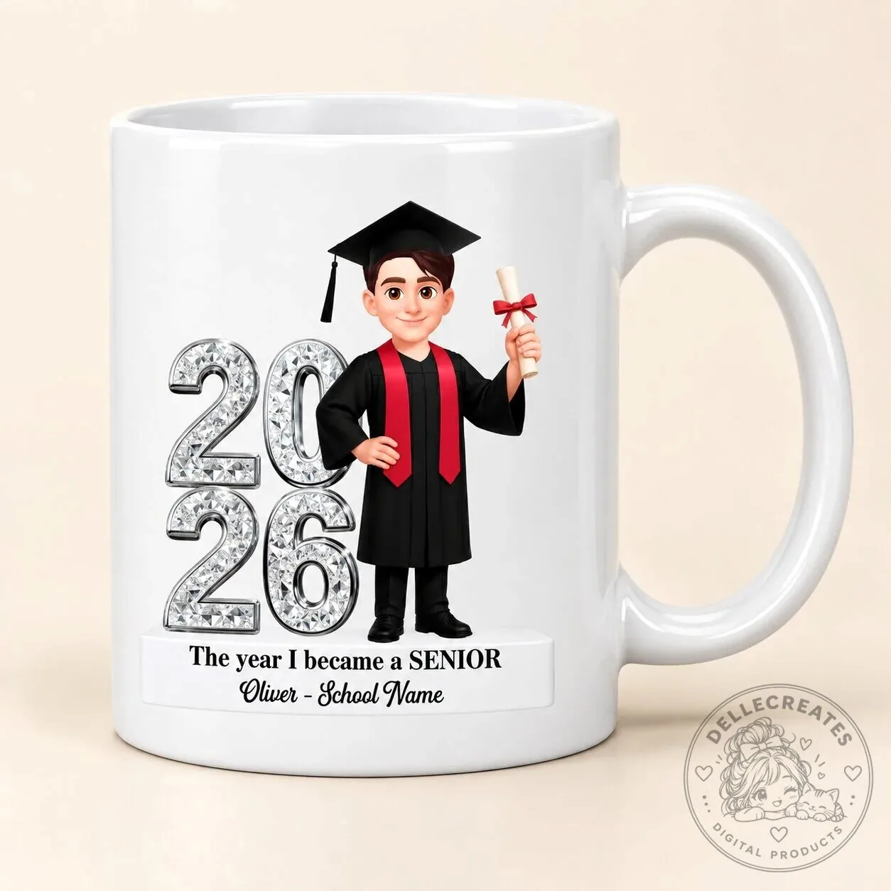 Personalized Senior 2026 Graduation Mug - Custom Name High School College Graduate Gift 23 Personalized Senior 2026 Graduation Mug - Custom Name High School College Graduate Gift