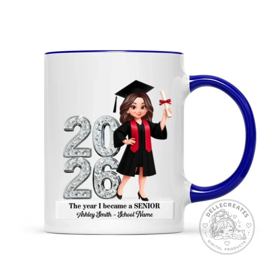 Personalized Senior 2026 Graduation Mug - Custom Name High School College Graduate Gift 26 Personalized Senior 2026 Graduation Mug - Custom Name High School College Graduate Gift