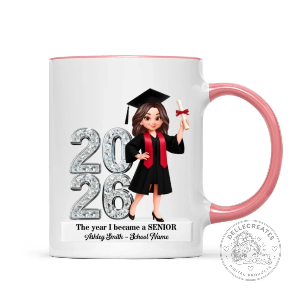 Personalized Senior 2026 Graduation Mug - Custom Name High School College Graduate Gift 29 Personalized Senior 2026 Graduation Mug - Custom Name High School College Graduate Gift