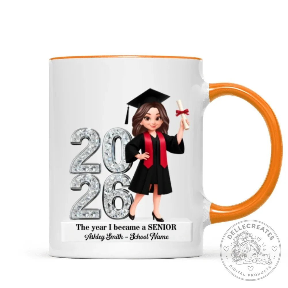 Personalized Senior 2026 Graduation Mug - Custom Name High School College Graduate Gift 30 Personalized Senior 2026 Graduation Mug - Custom Name High School College Graduate Gift