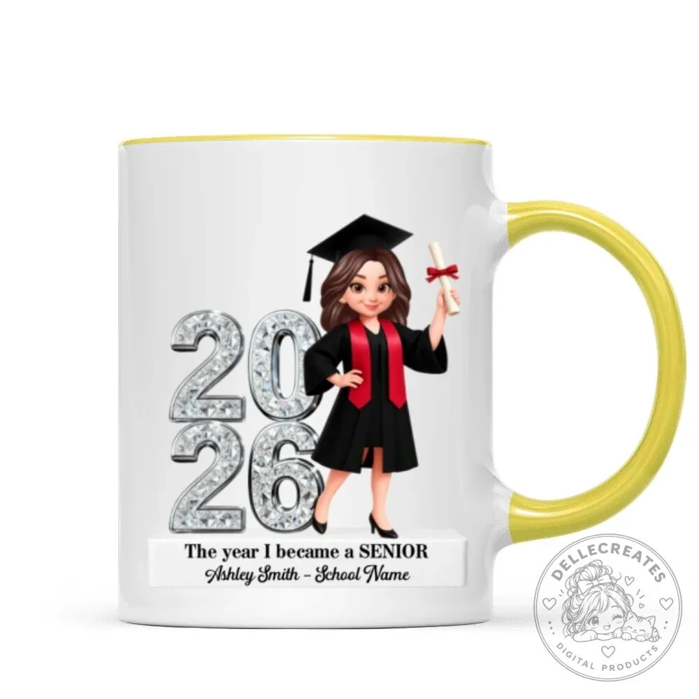 Personalized Senior 2026 Graduation Mug - Custom Name High School College Graduate Gift 31 Personalized Senior 2026 Graduation Mug - Custom Name High School College Graduate Gift