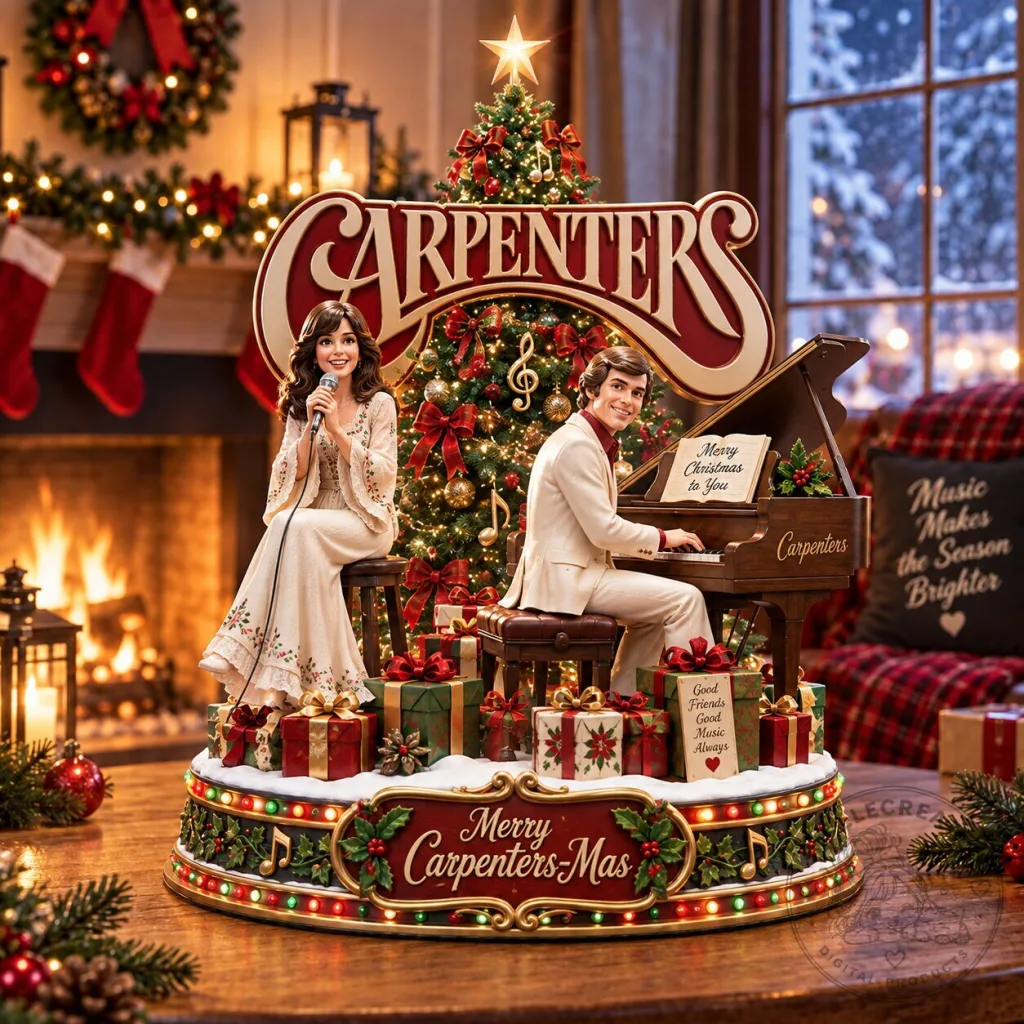 The Carpenters Merry Christmas to You Musical Figurine The Carpenters Merry Christmas to You Musical Figurine