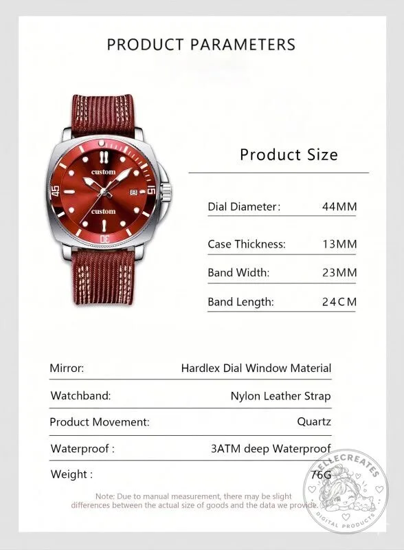 Subaru Custom Name Blue Dial Sport Watch for Men 25 Subaru Custom Name Blue Dial Sport Watch for Men