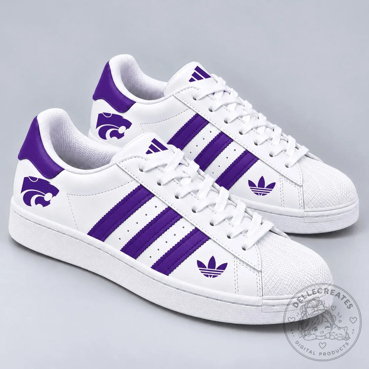 Kansas State Wildcats NCAA Game Day Legacy Superstar Shoes