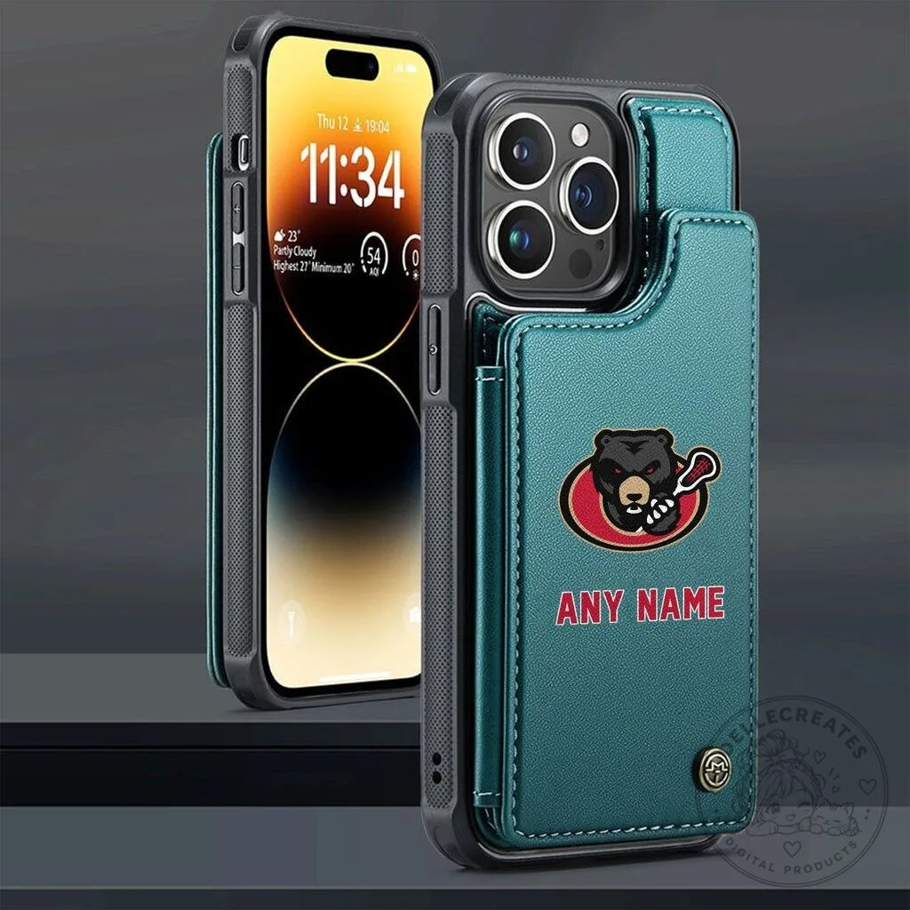 Ottawa Black Bears National Lacrosse League Personalized Leather Phone Case 17 Ottawa Black Bears National Lacrosse League Personalized Leather Phone Case