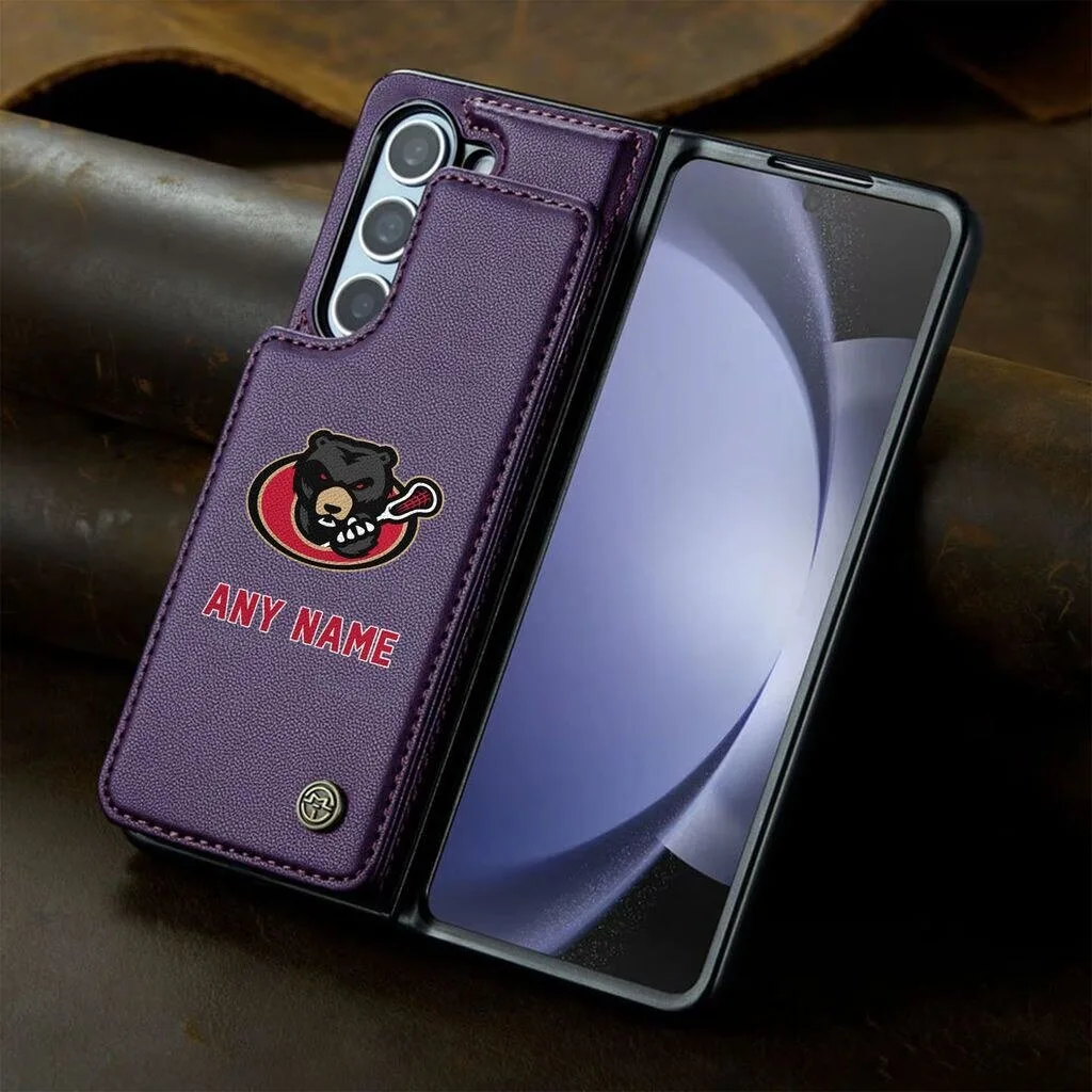 Ottawa Black Bears National Lacrosse League Personalized Leather Phone Case 23 Ottawa Black Bears National Lacrosse League Personalized Leather Phone Case