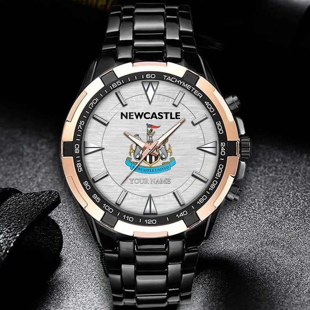 Newcastle United Football Club Personalized Silver and Rose Gold Watch 9 Newcastle United Football Club Personalized Silver and Rose Gold Watch
