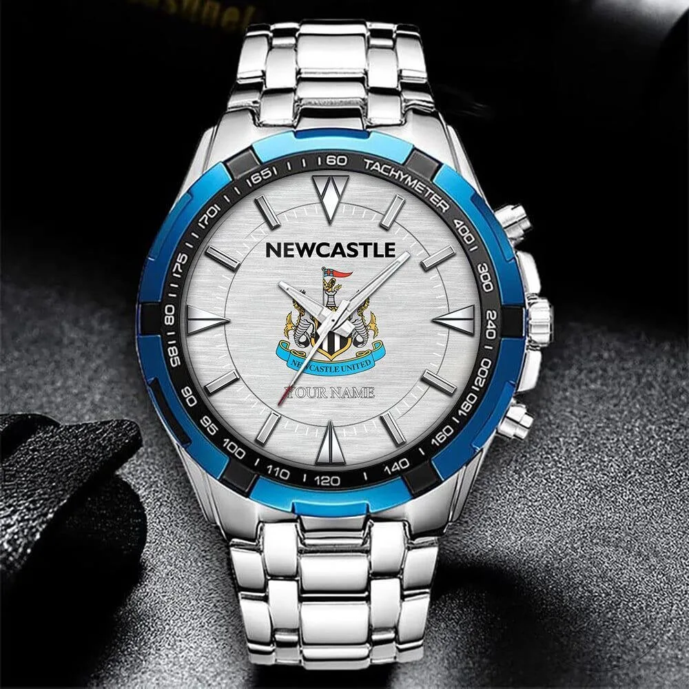 Newcastle United Football Club Personalized Silver and Rose Gold Watch 10 Newcastle United Football Club Personalized Silver and Rose Gold Watch