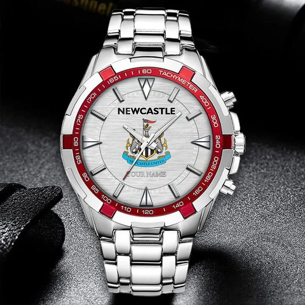Newcastle United Football Club Personalized Silver and Rose Gold Watch 11 Newcastle United Football Club Personalized Silver and Rose Gold Watch